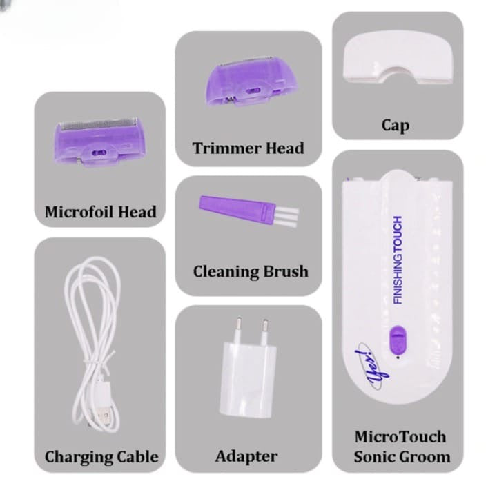 Finishing Touch Instant Hair Remover – Pain-Free, Portable & Flawless Skin Solution for Face, Arms & Legs