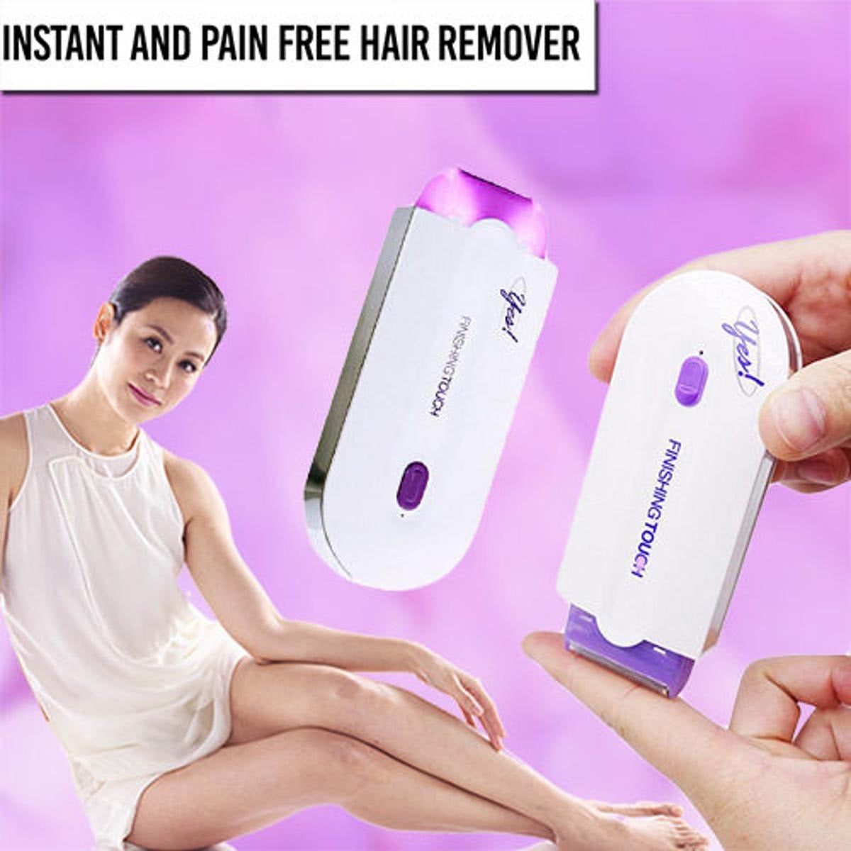 Finishing Touch Instant Hair Remover – Pain-Free, Portable & Flawless Skin Solution for Face, Arms & Legs